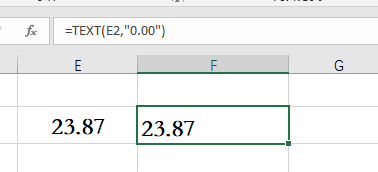 Excel用TEXT函數設置小數點后的位數方法介紹