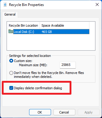 如何在Windows11上啟用文件刪除確認？