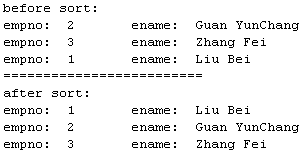 詳解java Collections.sort的兩種用法
