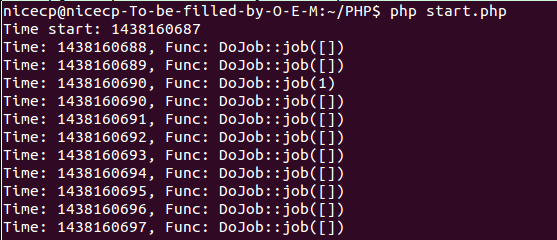PHP實現定時器任務器