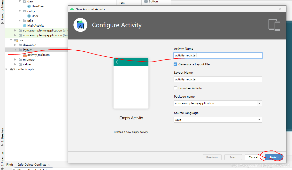 Android Studio連接MySql實現登錄注冊(附源代碼)