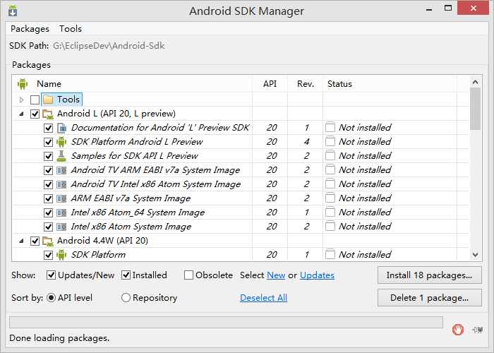 Windows上搭建Android開發環境詳細教程