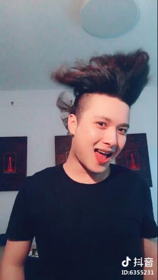 抖音吹頭發萬物生飄柔就是這么自信