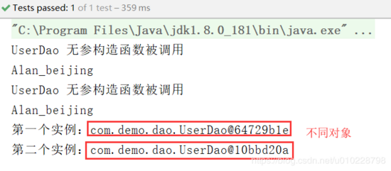 Spring中的singleton和prototype的實現(xiàn)