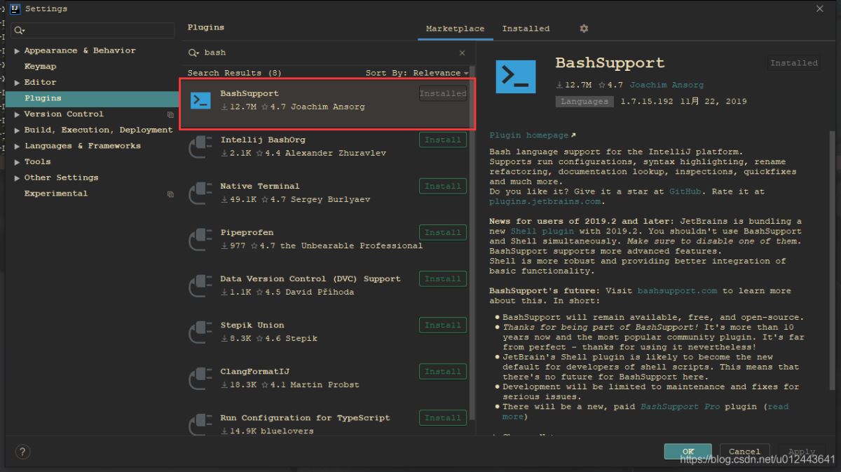 Idea使用Bashsupport插件編輯Shell腳本的方法