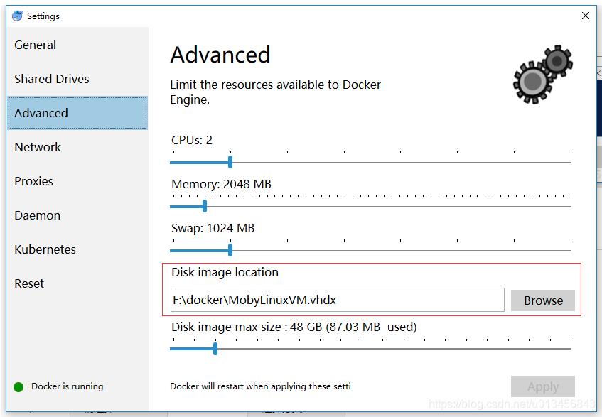 docker 設(shè)置windows存儲(chǔ)路徑的操作