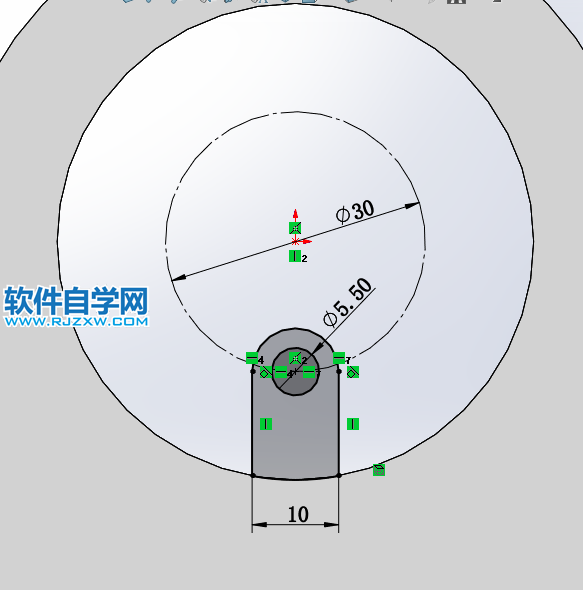 鈑金法蘭零件SolidWorks練習題畫法