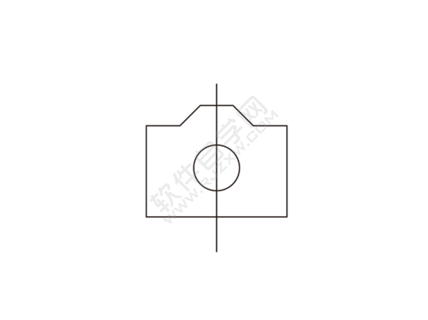 corelDRAW設計google風格照相機圖標