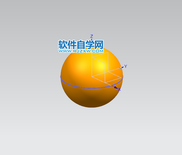 ug以圓弧畫球體的方法