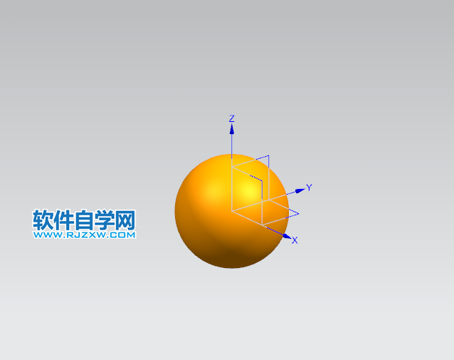 ug中心點和直徑畫球體的方法