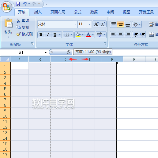 excel批量怎么調(diào)行寬