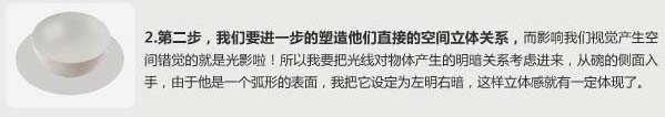 PS繪制光亮的白色陶瓷碗碟