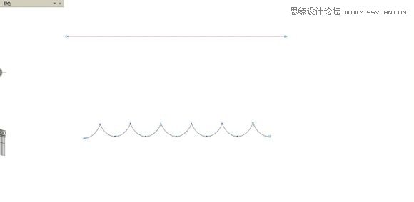 使用CorelDraw調和工具和變形工具畫窗簾