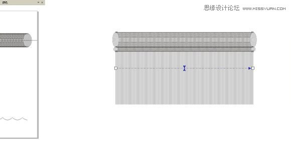 使用CorelDraw調和工具和變形工具畫窗簾