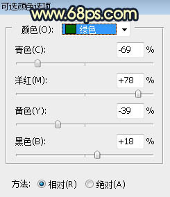 ps如何調(diào)整成秋季背景