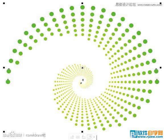 教你用CorelDraw設(shè)計漂亮圓點螺旋狀效果
