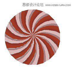用CorelDRAW X6交互式工具設(shè)計(jì)旋轉(zhuǎn)復(fù)古背景