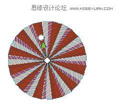 用CorelDRAW X6交互式工具設(shè)計(jì)旋轉(zhuǎn)復(fù)古背景