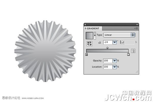 用Illustrator CS6教你怎么繪制可樂瓶蓋