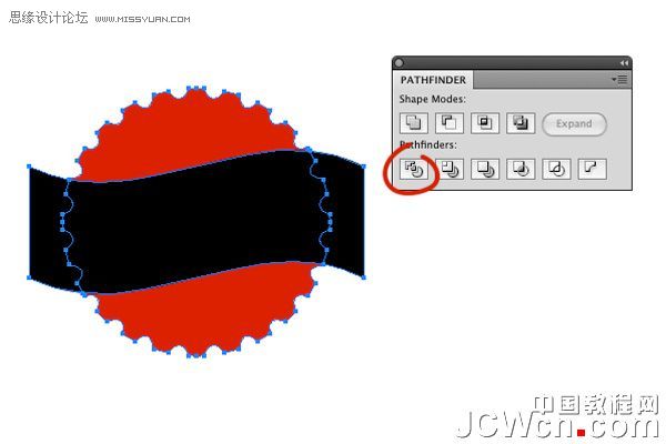 用Illustrator CS6教你怎么繪制可樂瓶蓋
